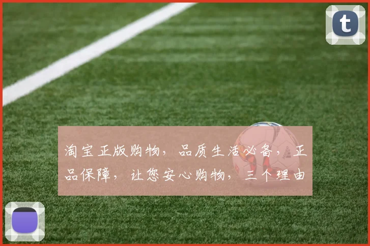 淘宝正版购物，品质生活必备，正品保障，让您安心购物，三个理由让您信赖